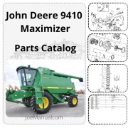 John Deere 9410 Maximizer Combine Harvester Parts Catalog