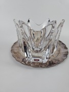 Misa kryształowa Orrefors Sweden –   ciężkie szkło, design skandynawski