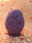 Sojowa świeca w kształcie jajka wielkanocnego 