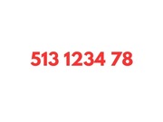 513 1234 78 STARTER ORANGE KARTA SIM UNIKATOWY ZŁOTY PROSTY ŁATWY NUMER