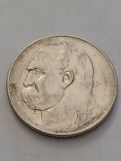 Srebrna moneta 5 zł z 1935r. Piłsudski