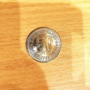 Moneta Jugosławia 50 Dinara 1988 – kolekcjonerska