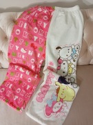 Grube ciepłe spodnie polarowe z postaciami Hello Kitty M