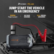 Jump starter booster wielofunkcyjny 4w1 Popdeer PD-JA3 5000A kompresor nowy