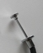 Stary, uszkodzony wężyk spustowy, RFN lata 70te