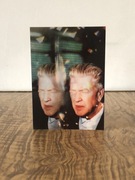 Pocztówka David Lynch zmienia sie w Laure Palmer z Twin Peaks