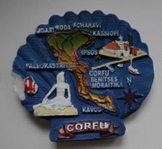 Kup 3 rzeczy zapłać za 2, magnes lodówka Grecja Corfu wakacje lato prezent