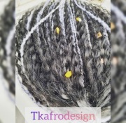 Dredoloki, afroloki zestaw 60 sztuk 