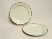 Talerze porcelanowe Rosenthal Selb Helena złocone Ø 19 cm 2 szt.