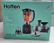 Robot wielofunkcyjny 6w1 700W – blender, sokowirówka, malakser Hoffen