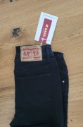 MODNE DAMSKIE SPODNIE JEANSY CZARNE RURKI PUSH UP r. L \ 40 MSara