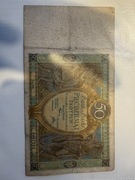 Banknot 50 PLN z 1925 roku seria AW