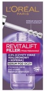 L’ORÉAL REVITALIFT FILLER kwas hialuronowy serum pod oczy 20ml + gratis