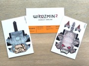 Wiedźmin 2 Zabójcy Królów - 2 Figurki Papercraft - Geralt + Nekker