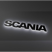 Scania podświetlany napis led