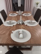 Stół drewniany monolit live edge