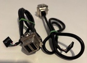 KABEL 2X USB PORTY USB 5-PIN VCC P1- P1+ GND NC E238646 AWM272 80'C 30V