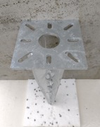 Stopa Podstawa Wbijana 13x13cm wys.35cm, M8 OCYNK OGNIOWY