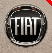 Nowy emblemat czarny znaczek Fiat Bravo 2 - przód