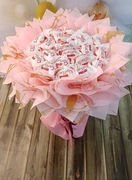 Bukiet ze słodyczami Kwiaty mydlane Prezent Słodycze Róże mydlane 