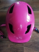 Kask rowerowy dziecięcy B'TWIN KH 500 pink S