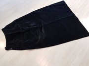 S strój maxi długa aksamitna spódnica lata 20 szlachcianka nr 512