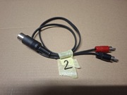 Kabel przewód unitra Diora fonica eltra radmor  rca cinch 5din wm545 60 cm