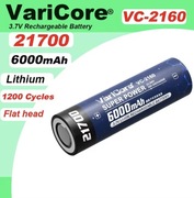 Varicore 21700 VC-2160 Li-ion 3.7V Akumulator Bateria Ogniwo 6000mAh
