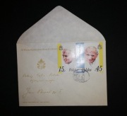 1987 r. III Wizyta Papieża Jana Pawła II w Polsce, 2 koperty FDC 