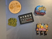 Ramka na łatkę Hyrox z magnesami jako zawieszka na lodówkę