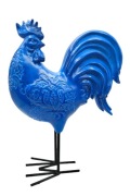 Figurka niebieski kogut