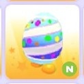 Adopt me! Striped Eggy, neon (legendary)