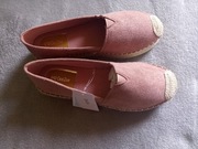 Espadryle nowe różowe DeeZee, 39 (wkładka 24,5)