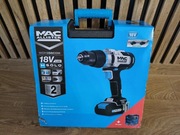 Wiertarko-wkrętarka MacAllister 18v50 Nm 22Ah z udarem+Akcesoria 74 el