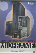 Sun Microsystems - plakat z serwerami SunFire