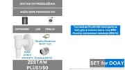 Zestaw PLUS1/50 do zmywarki/pralki do odpływu