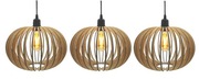 [WOODY MOODY] Lampa wisząca GLOBE 3xE27