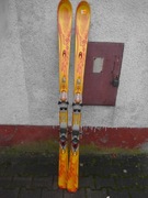 Damskie narty zjazdowe K2  dł. 160 cm, bardzo dobre i bardzo ładne