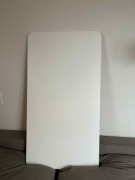blat ikea tommaryd 130x70cm gr22 mm Zaokrąglone kąty bialy uzywany