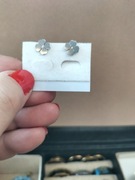 Kolczyki srebrne kończynki 