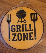 Tabliczka taras kuchnia strefa grilla grill zone
