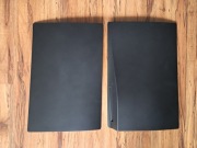 nowe czarne wymienne (zamienniki) panele boczne do konsoli PS5 brak metki