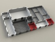 Organizer na biurko 3D – modułowy pojemnik na długopisy