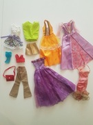 Zestaw-ubranka dla LALKI BARBIE ciuszki 11szt. 