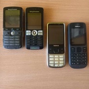 Sony Ericsson K510i oraz K750, Nokie 6700 i Nokie 100 - uszkodzone 
