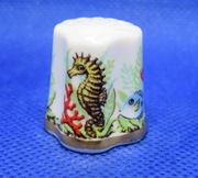 Naparstek Kolekcjonerski Porcelanowy Sutherland Podwodny Świat 