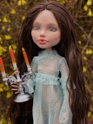 monster high lalka Elizabeth Lavenza Frankenstein ooak custom repaint