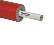 Rura pex Wavin 16x2 w izolacji czerwona pex al pex 29mb