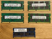 Zestaw 13 szt. RAM Laptop SO-DIMM DDR1 DDR2 DDR3 | Samsung Hynix | Retro