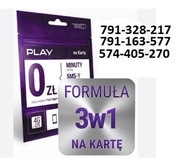PLAY na karta karte złoty numer aktywny 791 574 fajny